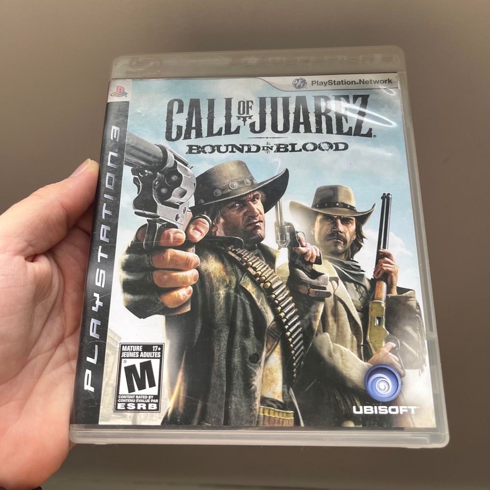 Call of Juarez Bound in Blood Sony PlayStation 3 PS3 Ubisoft 2009 BLUS 30347-F